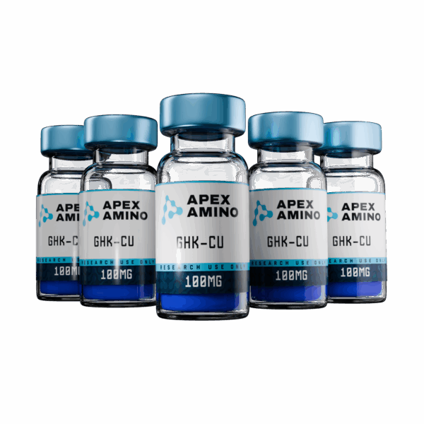 GHK-Cu 100mg - 5 Vial Pack with Bac Water