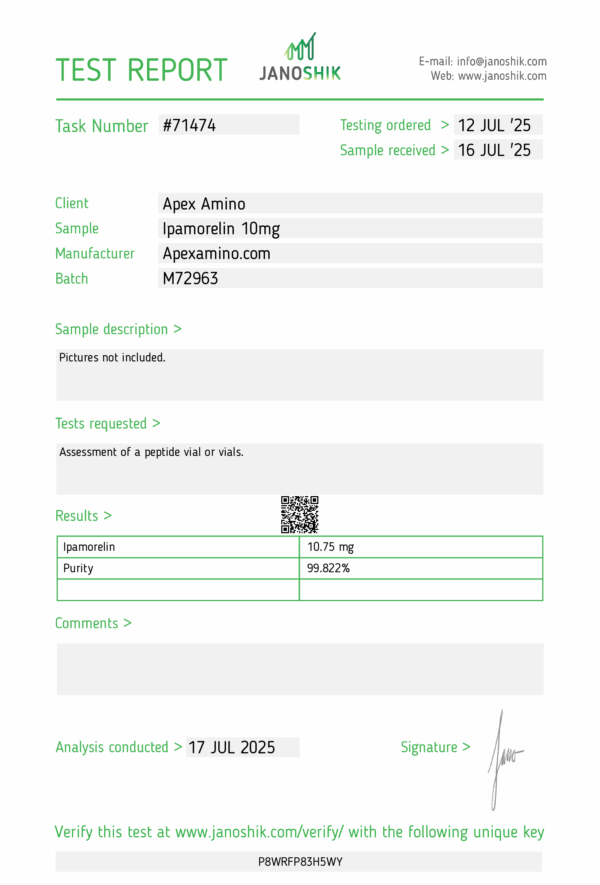 Ipamorelin - 10mg - Image 3