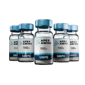 NAD+ 500mg - 5 Vial Pack with Bac Water