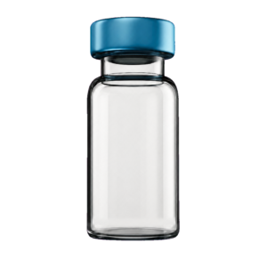 Empty sterile glass vial 10ml single